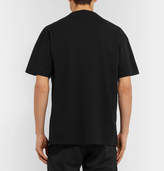 Thumbnail for your product : Palm Angels Glittered Logo-Print Cotton-Jersey T-Shirt