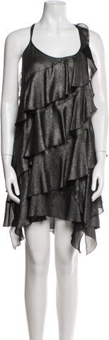 Pascal Millet Scoop Neck Mini Dress w/ Tags