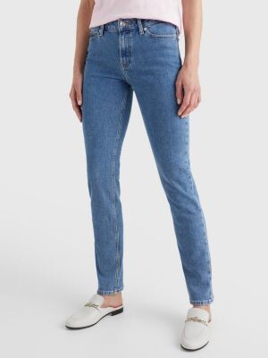 Tommy Hilfiger Rome Mid Rise Straight Faded Jeans - ShopStyle