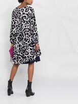 Thumbnail for your product : Talbot Runhof Floral-Print Flared-Hem Dress
