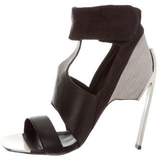 Thumbnail for your product : Vic Matié Leather T-Strap Sandals w/ Tags