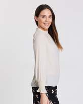 Thumbnail for your product : Dorothy Perkins Shirred Cuff Top