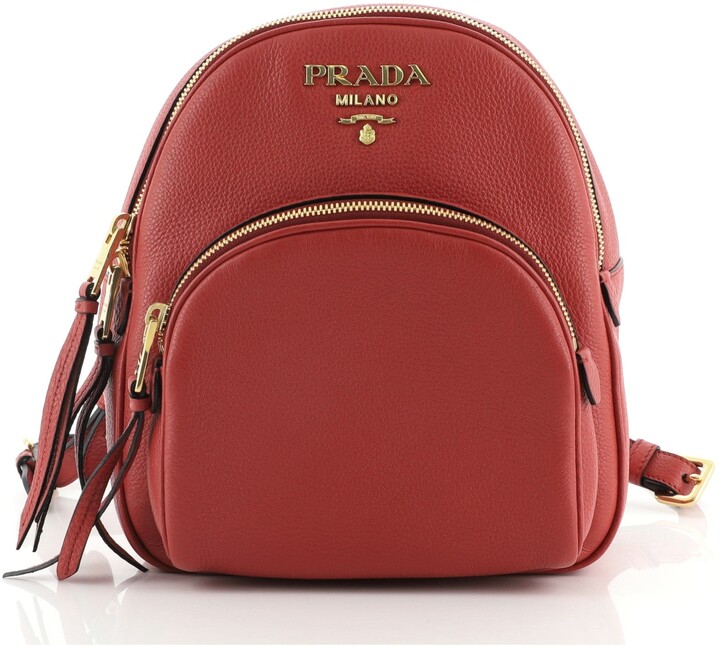 Prada Leather Backpack | Shop the world's largest collection of fashion |  ShopStyle