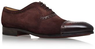 Magnanni Suede and Leather Oxford