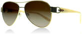 Thumbnail for your product : Ralph Lauren RL7047Q Sunglasses Gold / Cream Marble 928613 58mm