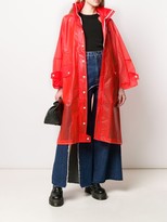 Thumbnail for your product : Diesel oversized TPU raincoat