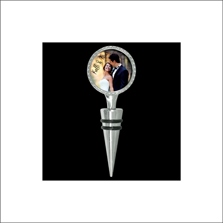 Personalized Photo Wine Stopper, Custom Keepsake Gift
