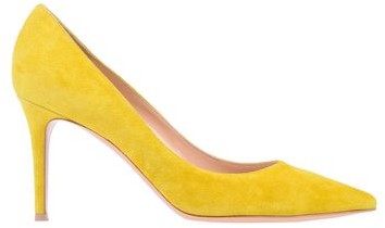 gianvito rossi yellow pumps