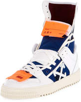 Thumbnail for your product : Off-White Men's High 3.0 Leather High-Top Sneakers