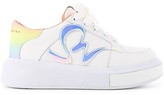 Thumbnail for your product : Sophia Webster Swalk Iridescent Leather Platform Sneakers