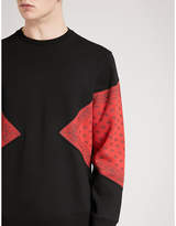 Thumbnail for your product : Neil Barrett Bandana-print jersey sweatshirt