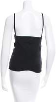 Thumbnail for your product : Saint Laurent Wool & Silk-Blend Sleeveless Top w/ Tags