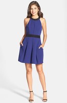 Thumbnail for your product : Jill Stuart Jill T-Back Crepe Fit & Flare Dress