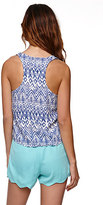 Thumbnail for your product : LA Hearts Cropped Pocket Racerback Tank
