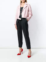 Thumbnail for your product : Moschino Boutique fitted biker jacket