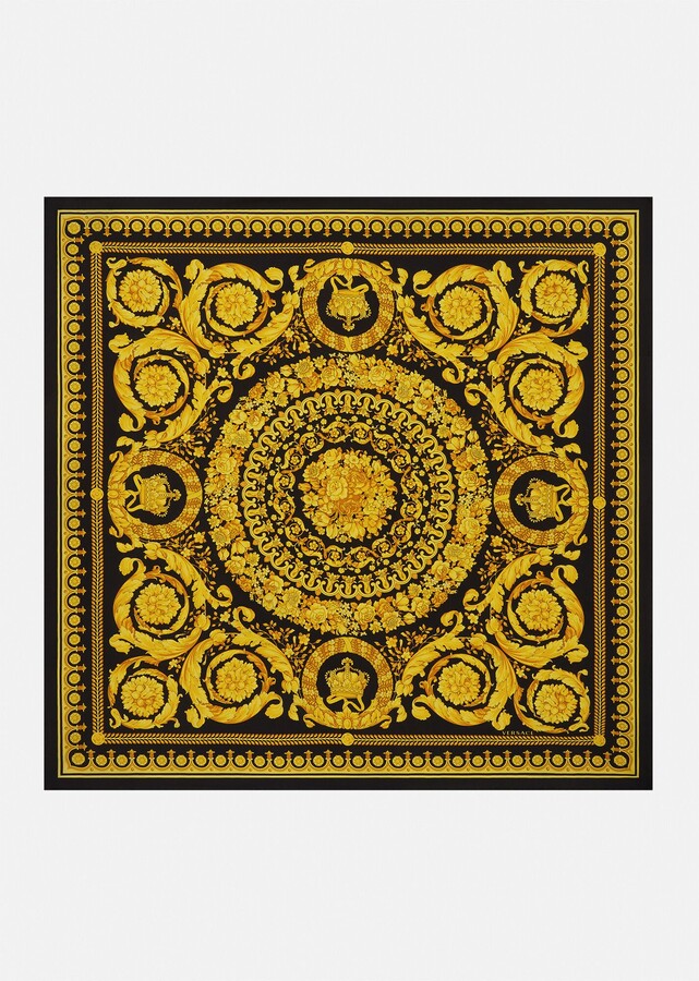 Versace Printed Silk Scarf | Shop the world's largest collection 