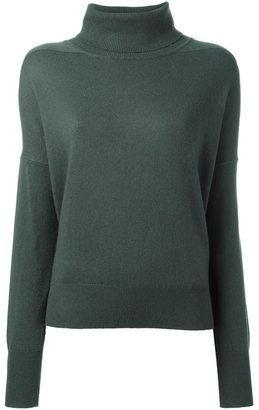 Closed roll neck jumper - women - Nylon/Viscose/Cashmere/Wool - XS