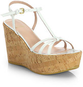 Thumbnail for your product : Stuart Weitzman Velocity Cork Wedge Sandals