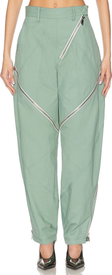 ATTICO Long Pant in Green