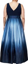 Thumbnail for your product : SL Fashions Ombrè Satin Gown