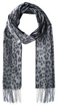Thumbnail for your product : Mulberry Leopard Wool Scarf