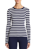 Thumbnail for your product : Michael Kors Striped Crewneck Pullover