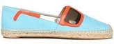Thumbnail for your product : Tory Burch Appliquéd Leather Espadrilles