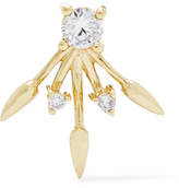 Thumbnail for your product : Pamela Love Tiny Beam 10-karat Gold Diamond Earring