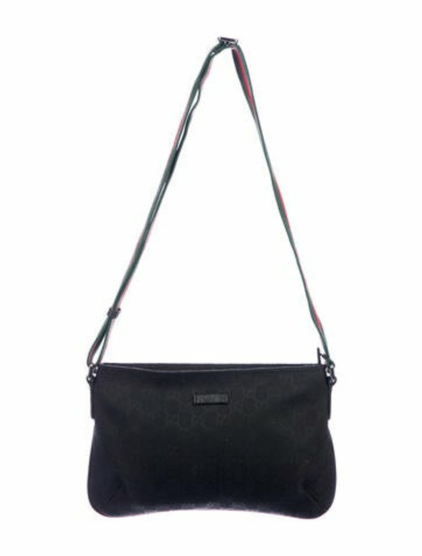 Gucci GG Canvas  Messenger Bag Black ShopStyle