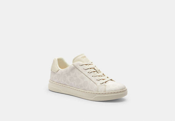 Coach High Line Sneaker In Signature Canvas