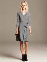 Thumbnail for your product : Banana Republic Gemma Black Geo Wrap Dress