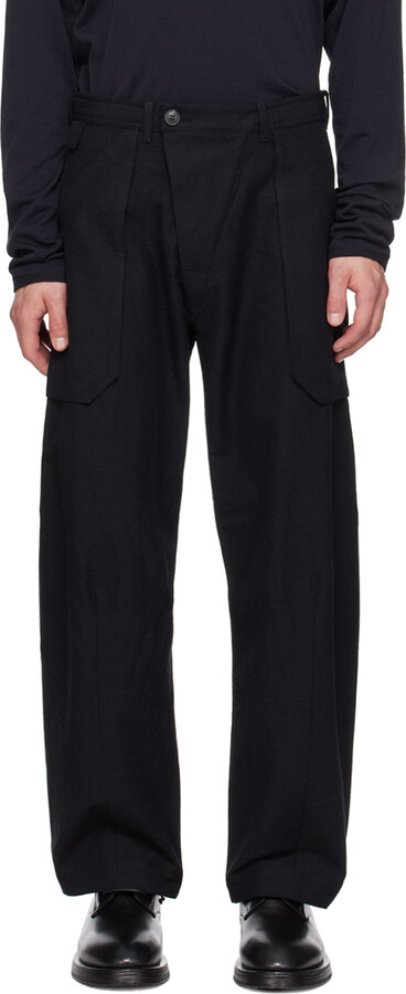 パンツ JAN-JAN VAN ESSCHE TROUSERS#71 Jan-Jan Van Essche Black #71 Trousers - ShopStyle Pants