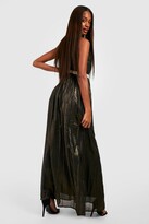 Thumbnail for your product : boohoo Boutique Lace & Metallic Maxi Dress