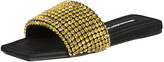 Thumbnail for your product : Alexander Wang Anya Crystal Flat Slide Sandals