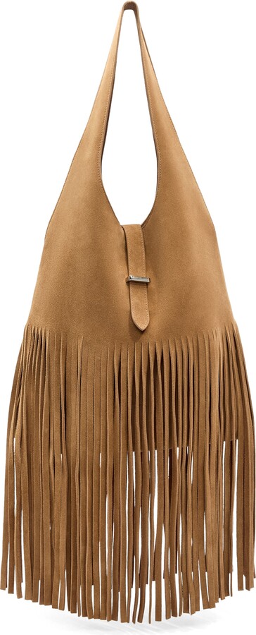 Reformation Ivy Suede Tote