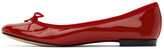Thumbnail for your product : Repetto Red Patent Cendrillon Ballerina Flats