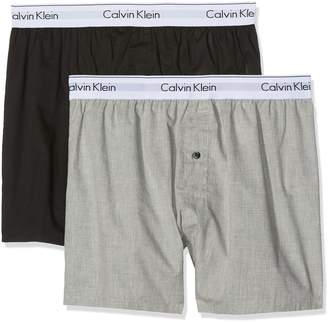 Calvin Klein Men's 2p Slim Fit Boxer Short