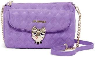 Love Moschino Quilted Buckle Crossbody