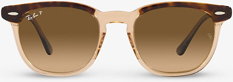 Ray-Ban Womens Brown Rb2298 Hawkeye Square-Frame Acetate Glasses