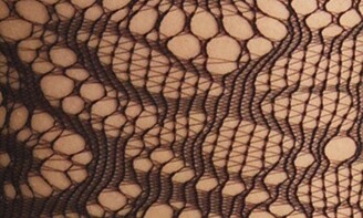 Stems Fishnet Tights with Faux Garters