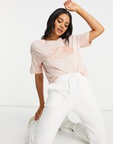 Thumbnail for your product : The North Face Half Dome cropped t-shirt in pink