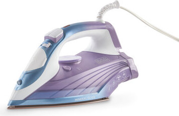 Black & Decker BLACK+DECKER Moonstone Iron, IR2323-1AD, Ceramic Infused Soleplate & Anti-Drip, Auto Clean and Auto Shut-off, 50% Smoother Glide for Fabric Wrinkles