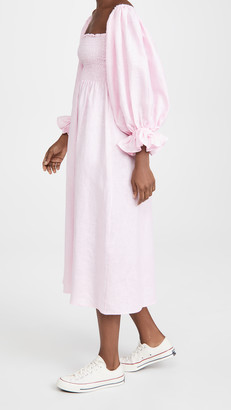 Sleeper Atlanta Linen Dress in Pink