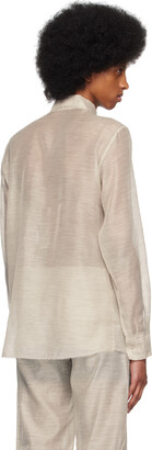 gabriela coll garments シャツ　size 1 Gabriela Coll Garments Khaki No.197 Shirt Gabriela Coll