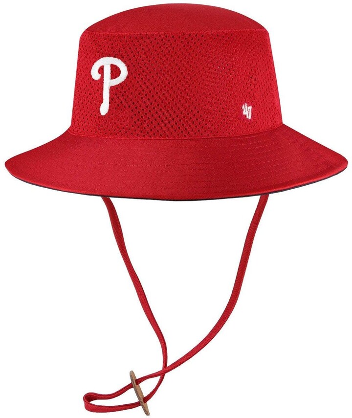 '47 Men's Red Philadelphia Phillies Panama Pail Bucket Hat ShopStyle