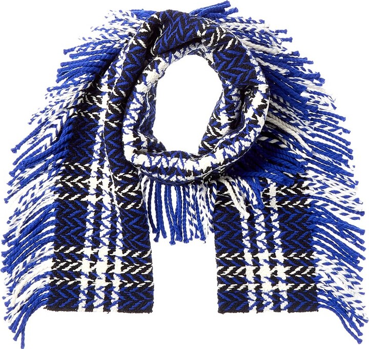 Burberry Dnu Pack Check Wool Scarf