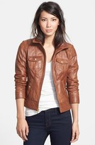 Thumbnail for your product : GUESS Leather Jacket