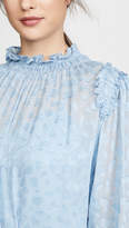 Thumbnail for your product : Rebecca Taylor Long Sleeve Leo Clip Top