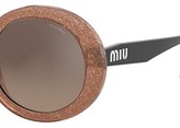 Thumbnail for your product : Miu Miu 48MM Round Sunglasses