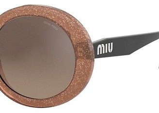 Miu Miu 48MM Round Sunglasses